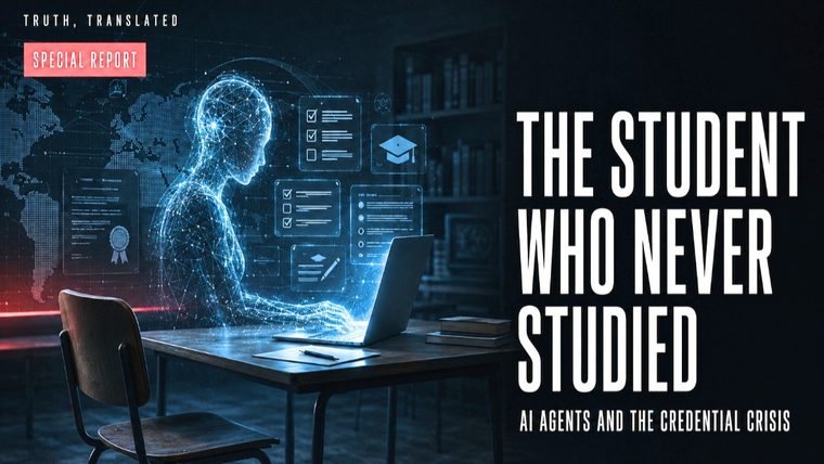 AI Agents & Digital Learning | Sukh Sandhu A graphic illustrates the potential of AI agents in education and earning credentials.