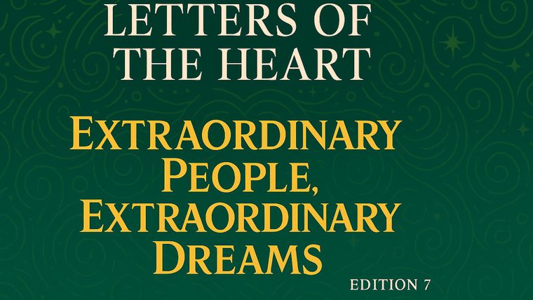 Letters of the Heart | Sukh Sandhu A book cover for 'Letters of the Heart: Extraordinary People, Extraordinary Dreams' edition 7.