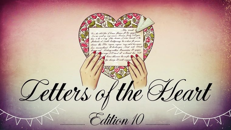 Heart Letter | Sukh Sandhu A digital illustration shows hands holding a heart shaped letter for Letters of the Heart, Edition 10.